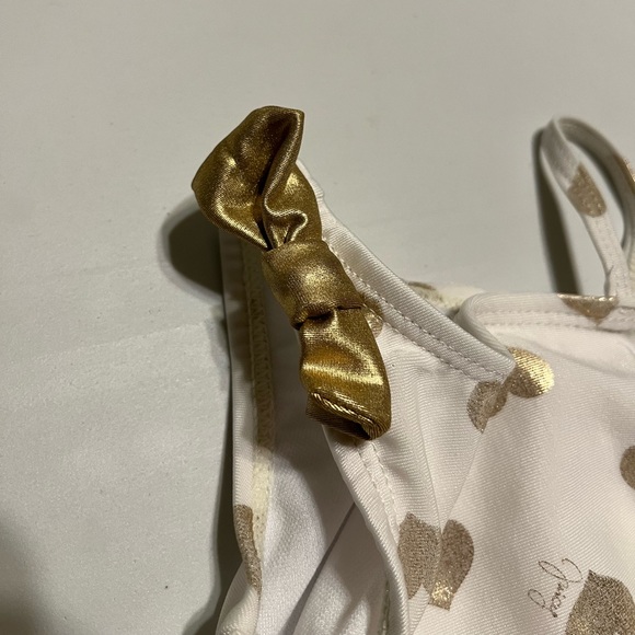 🌟Juicy Couture White & Gold Bathing Suit Size 12 Months - Picture 4 of 4
